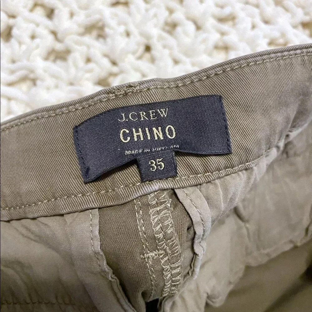 J. Crew High Rise Slim Boy Chino Pants